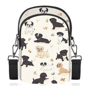 Dog Crossbody Purse Cell Phone Bag Casual Shoulder Bags Wallet UwU